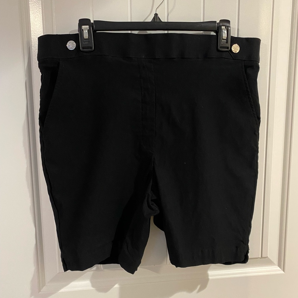 🛍️SALE…Black Casual Bermuda Shorts